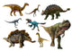 Dinosaur Collection 3 Poster Print by Jan Patrick featuring colorful dinosaur illustrations.
