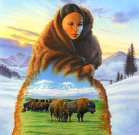 Cloak of Visions Buffalo Poster Print by Andrew Farley