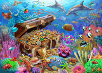 Undersea Treasure Poster Print by Adrian Chesterman, vibrant marine life artwork.