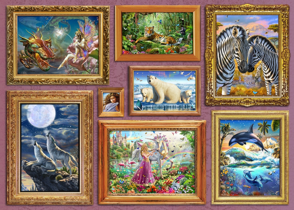 Girl's 8 Gallery Poster Print by Adrian Chesterman.