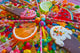 Sweets 1 Poster Print by Aimee Stewart featuring colorful candies and sweets.