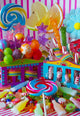 Sweets Poster Print by Aimee Stewart showcasing colorful desserts.