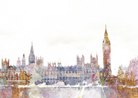 Parliament Color Splash Poster Print by Aimee Stewart, vibrant colors, art print