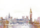 Parliament Color Splash Poster Print by Aimee Stewart, vibrant colors, art print