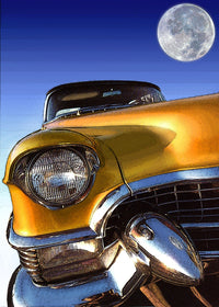 Cadillac Poster Print by Adrian Chesterman showcasing automotive elegance.