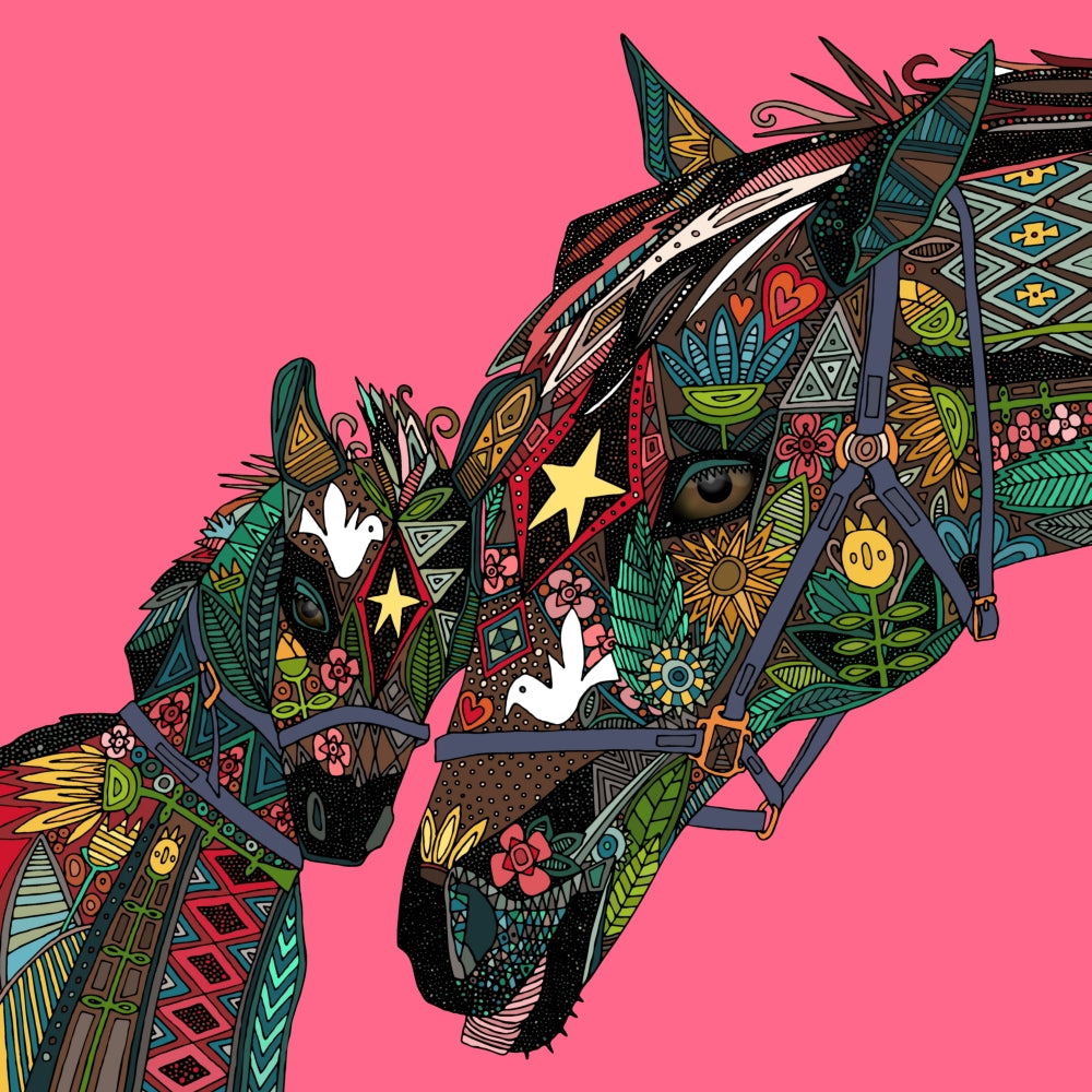 Horse Love Poster Print by Sharon Turner - Variant 2