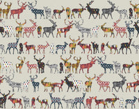 Oatmeal Spice Deer Poster Print by Sharon Turner, featuring serene deer artwork.