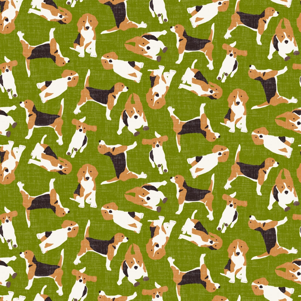 Beagle Scatter Poster Print by Sharon Turner - Charming dog artwork