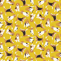 Beagle Scatter Poster Print featuring playful beagles by Sharon Turner.