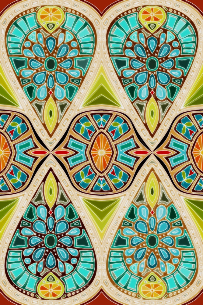 Spring Bulbs Poster Print featuring vibrant floral design by Sharon Turner.