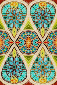 Spring Bulbs Poster Print featuring vibrant floral design by Sharon Turner.