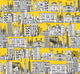 New York Yellow Poster Print by Sharon Turner showcasing vibrant urban art.