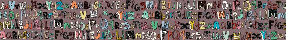 ABC Green poster print by Sharon Turner in multiple sizes.