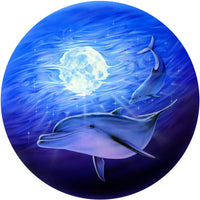 Watey Moon Variant 1 Poster Print by Robin Koni
