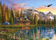 Old Log Cabin Poster Print by Dominic Davidson showcasing rustic architecture.