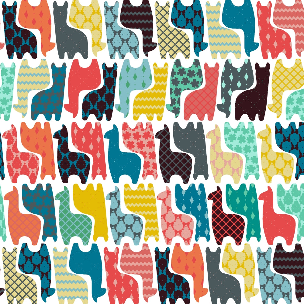 Baby Llamas Poster Print featuring cute baby llamas by Sharon Turner