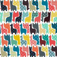 Baby Llamas Poster Print featuring cute baby llamas by Sharon Turner