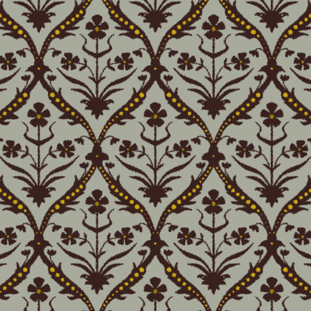 Trellis Ikat Poster Print by Sharon Turner showcasing modern patterns.