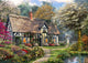 Victorian Garden Cottage Poster Print by Dominic Davidson
