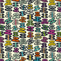 Butterfly Pop Art Poster Print by Sharon Turner in vibrant colors.