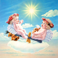 Teeter Tutter See Saw Poster Print by Andrew Farley