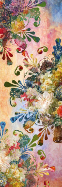 Flower Mandala 2 Poster Print by Aimee Stewart featuring vibrant floral design.