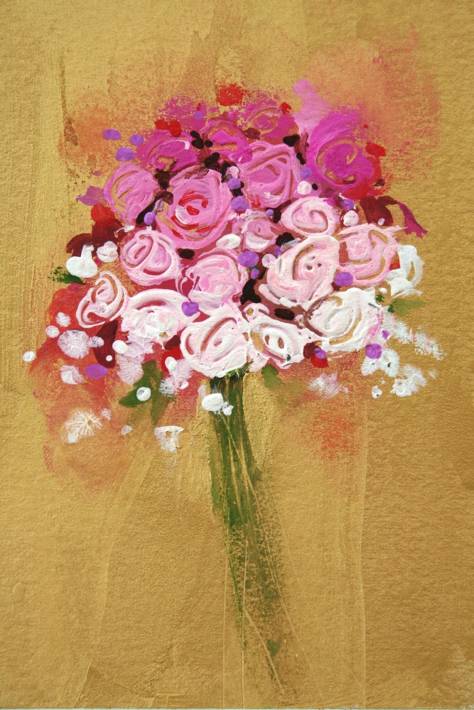 Bunch 4 Poster Print by John Francis featuring colorful flora.