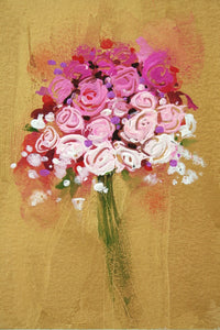 Bunch 4 Poster Print by John Francis featuring colorful flora.
