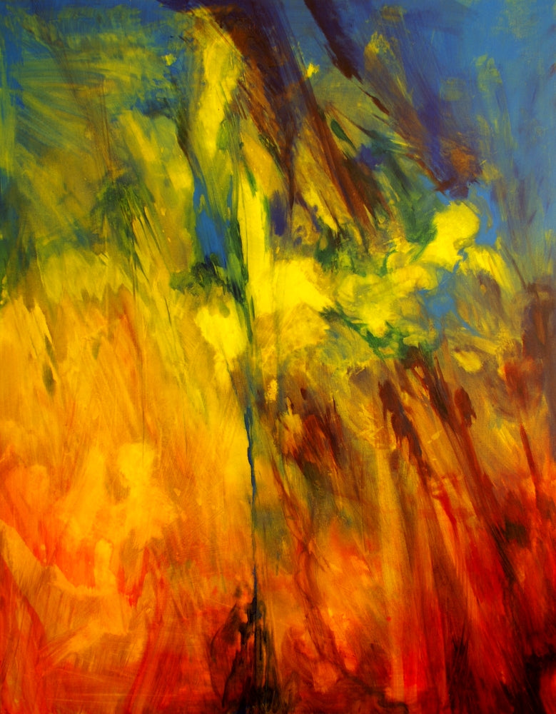 Crazy Night Poster Print by John Francis showcasing vibrant colors.