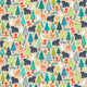 Summer Woodland Poster Print by Sharon Turner showcasing vibrant colors and serene nature scene.