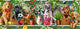 Shelf Puppies Poster Print by Adrian Chesterman featuring playful puppies.
