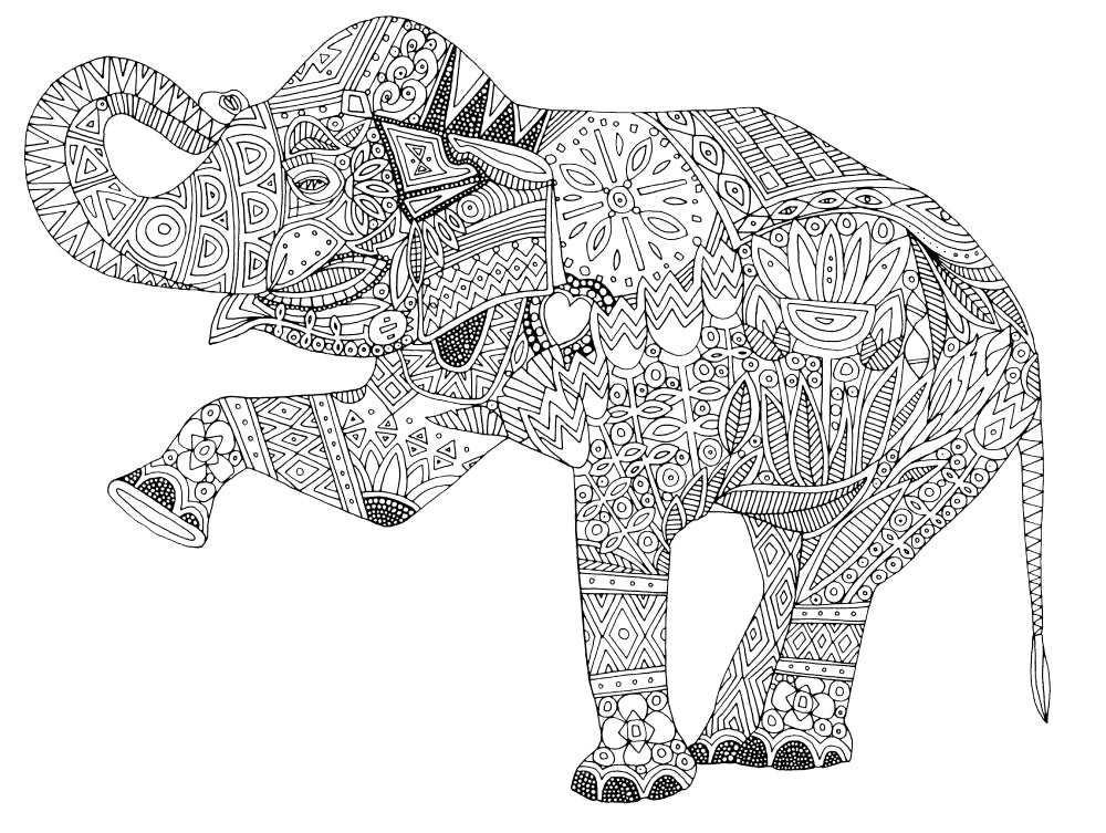 Asian Elephant Poster Print by Sharon Turner, showcasing a majestic elephant in a beautiful natural setting.