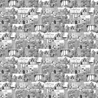 Dystopian Toile de Jouy Poster Print by Sharon Turner, artistic wall decor.