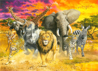 African Finest Poster Print by John Francis showcasing vibrant African art.
