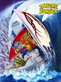 EZ Windsurfer Poster Print by Robin Koni showcasing windsurfing adventure
