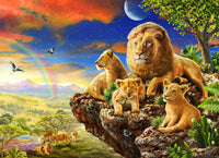 Lion Rock Poster Print by Adrian Chesterman showcasing majestic scenery.