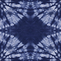 Shibori art poster print by Aimee Stewart showcasing intricate blue patterns.