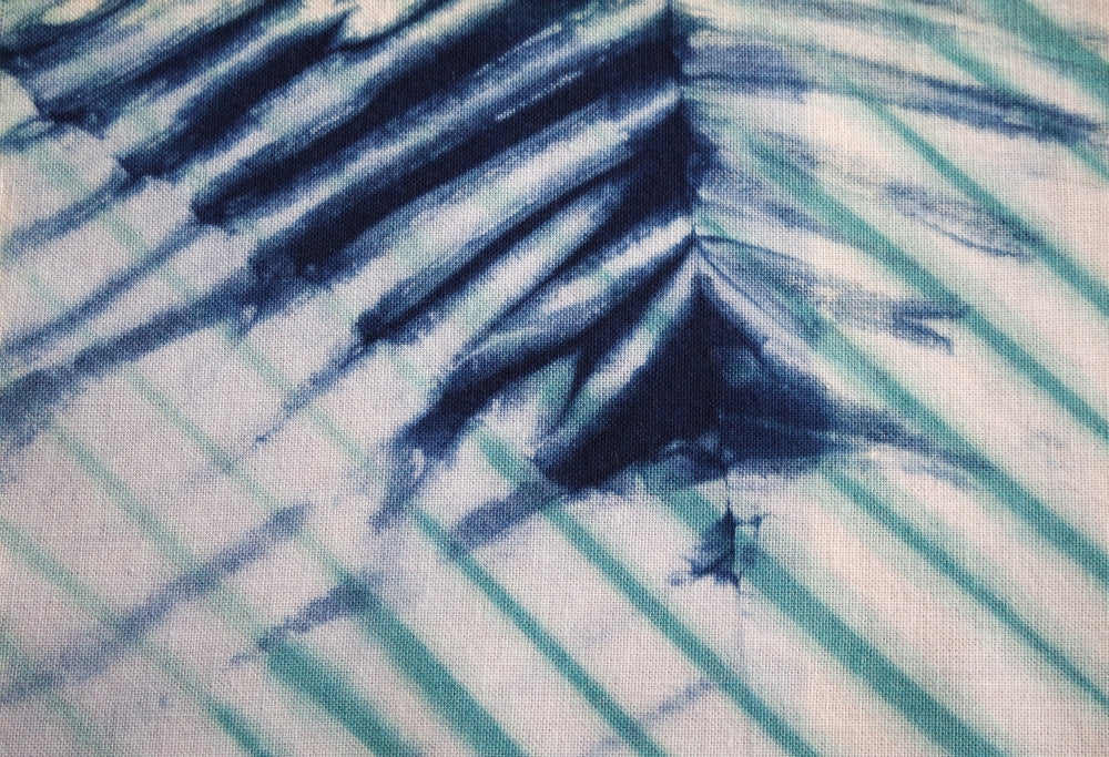 Shibori Art Poster Print by Aimee Stewart - Vibrant Abstract Design