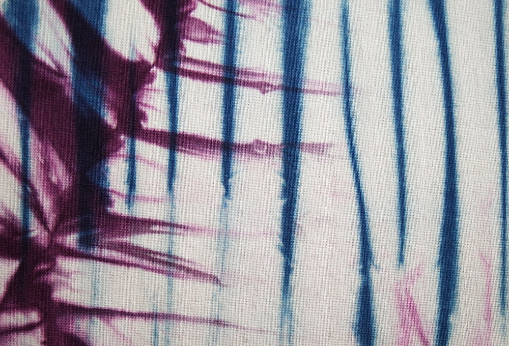 Shibori Art Poster Print by Aimee Stewart featuring vibrant patterns.