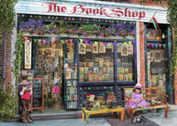 The Book Shop Kids Poster Print by Aimee Stewart, colorful bookshop illustration for children's decor.