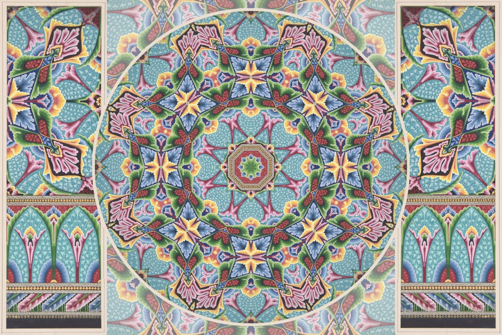 Mandala Art Deco Poster Print by Aimee Stewart featuring intricate geometric design.