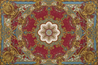 Mandala Rococo Red Poster Print by Aimee Stewart, vibrant art piece