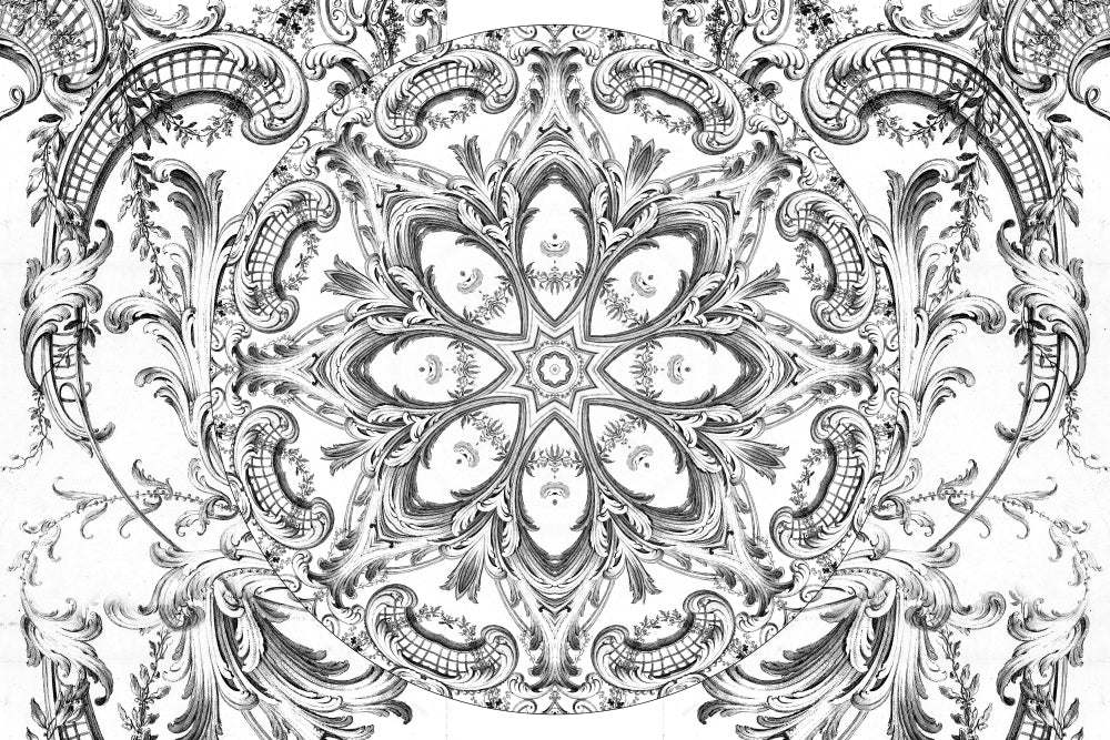 Mandala - Scrollwork Daydreams Poster Print by Aimee Stewart, vibrant and intricate design.