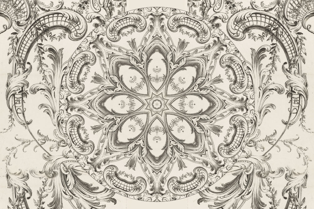 Mandala - Scrollwork Daydreams Poster Print by Aimee Stewart in vibrant colors and intricate design.