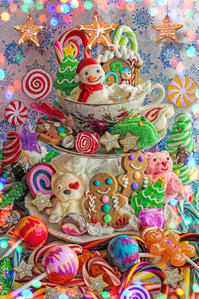 Holiday Sugar Rush Poster Print by Aimee Stewart featuring festive colors and designs.