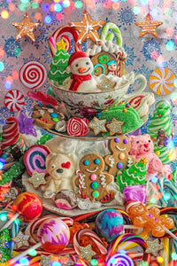 Holiday Sugar Rush Poster Print by Aimee Stewart featuring festive colors and designs.