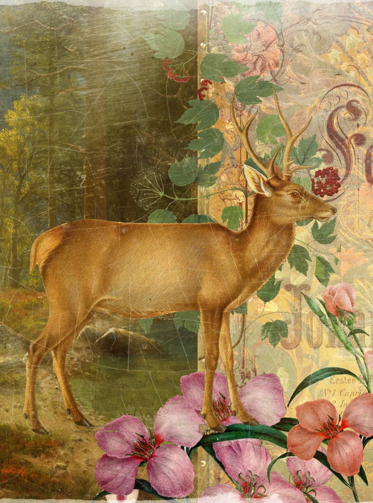 Whimsical Animals Deer Poster Print by Aimee Stewart
