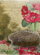 Whimsical Hedgehog Art Print by Aimee Stewart, vibrant colors and playful design.