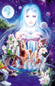 Enchanted Pool Variant 1 Poster Print by Robin Koni showcasing vibrant colors and serene scenery.