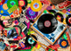 Viva La Vinyl Poster Print by Aimee Stewart showcasing vibrant colors and intricate details